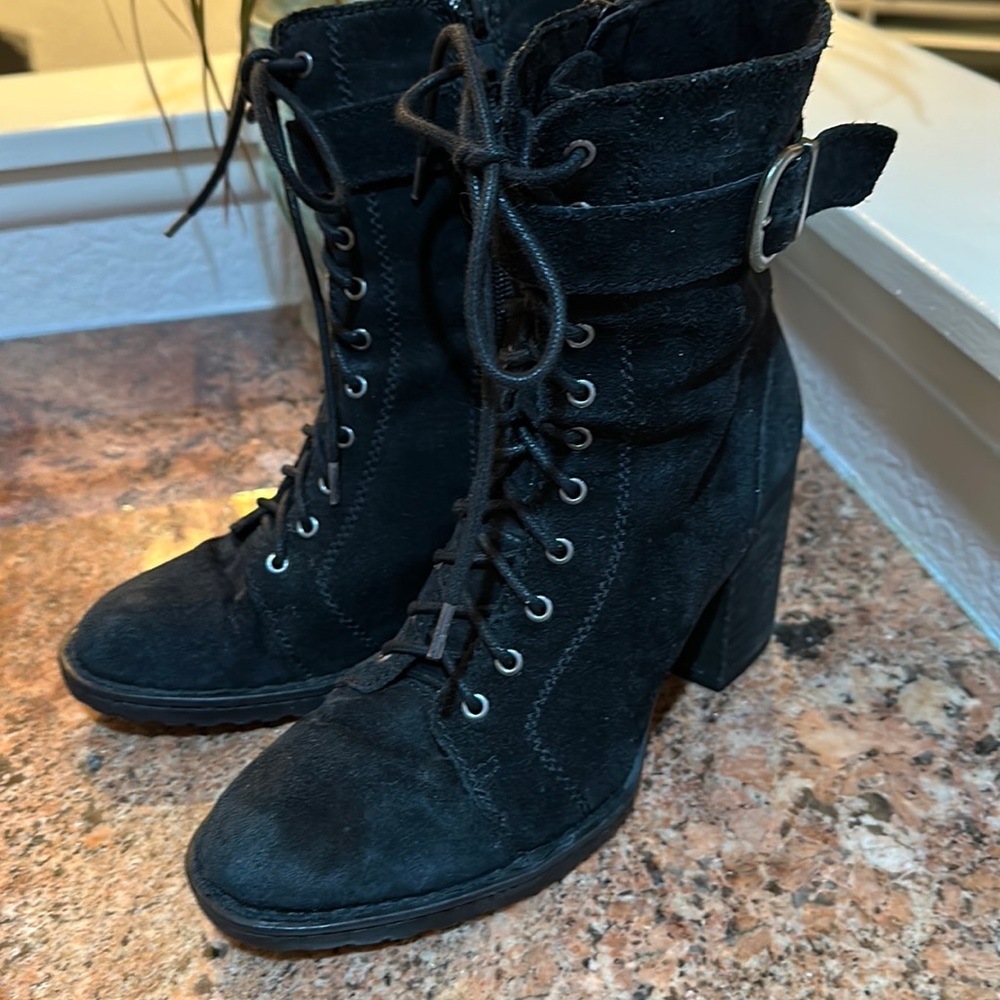 Born suede booties